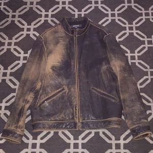 Kenneth Cole Reaction Leather Jacket XXL